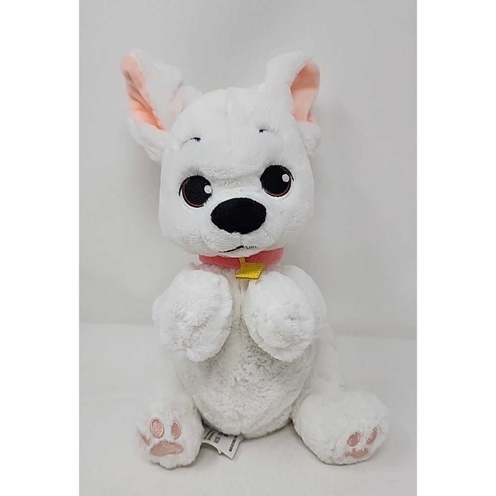 Disney parks Babies 10inch Bolt Plush Pink Collar With Silver Lightning Bolt ⚡️